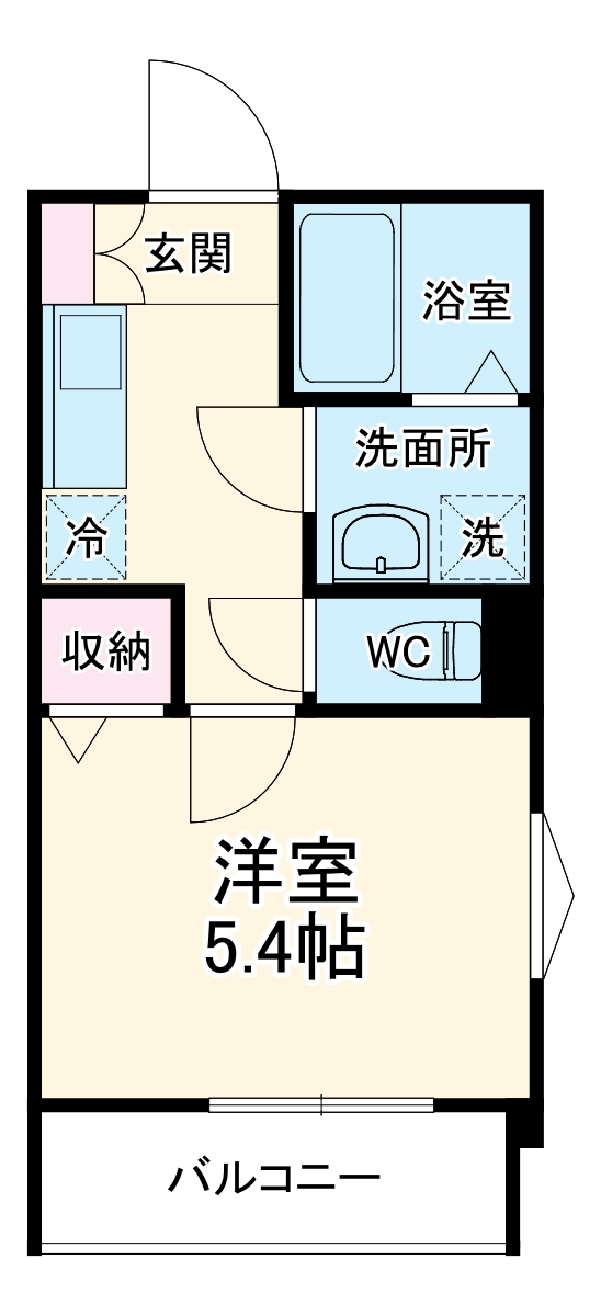 MELDIA大和田Ⅲの間取り