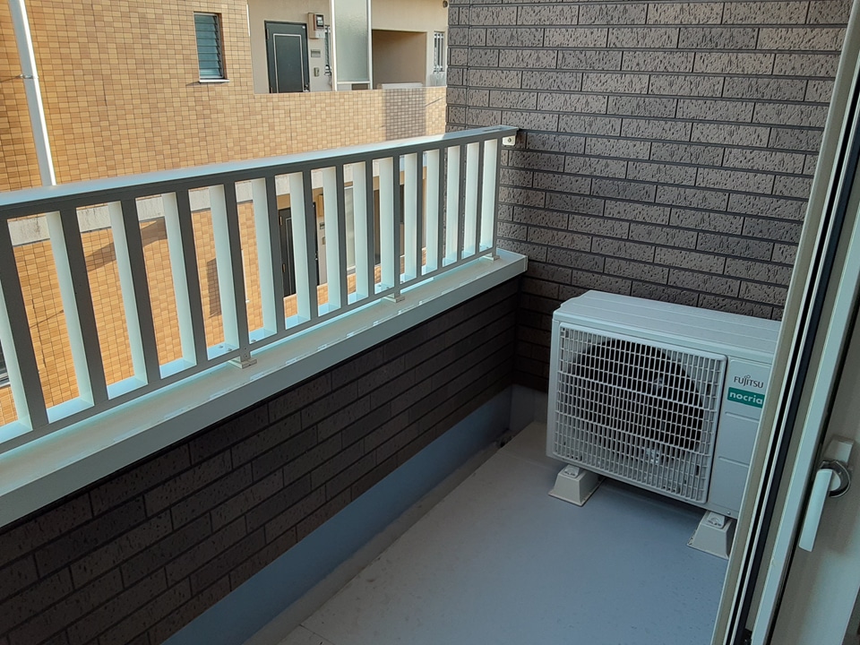 12/24 バルコニー