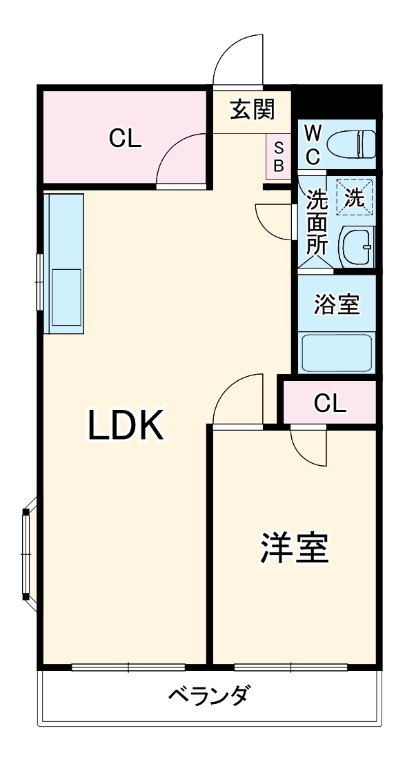 Sマンション上野の間取り
