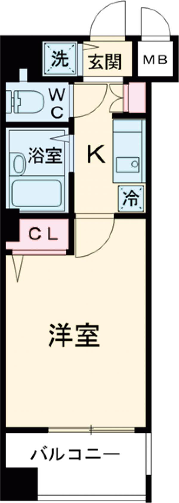 トーシンフェニックス南阿佐ヶ谷の間取り