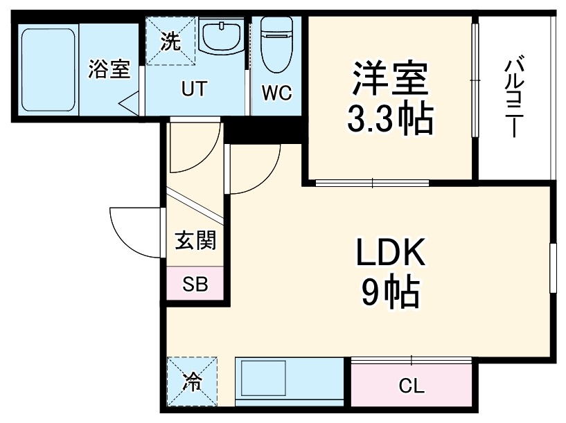 Katze中村公園の間取り