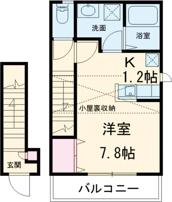 カーサ シトラスの間取り