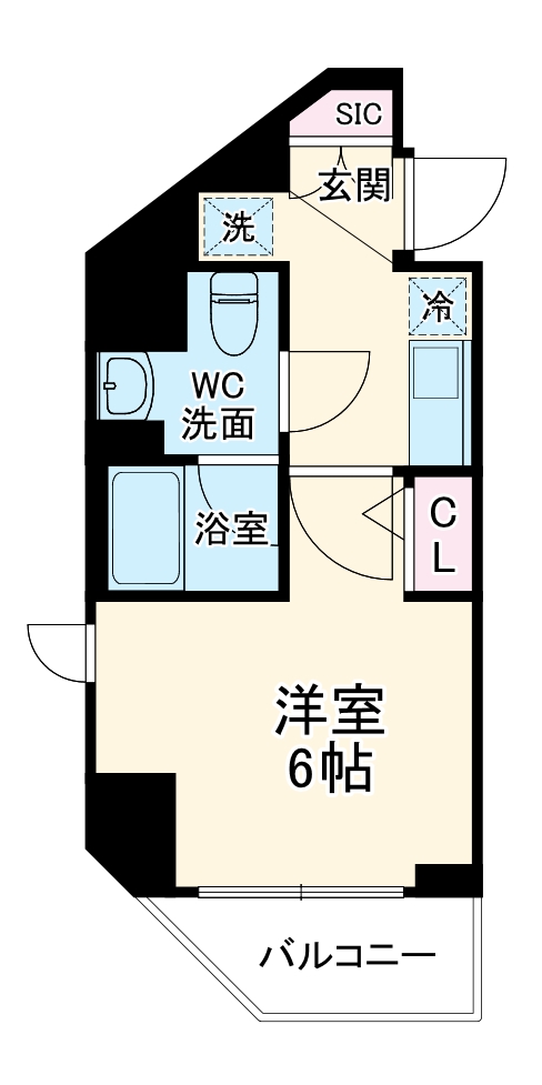 SHOKEN Residence横浜鶴見Ⅲ・603号室の間取り