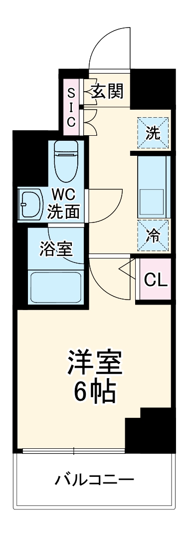 SHOKEN Residence横浜鶴見IVの間取り