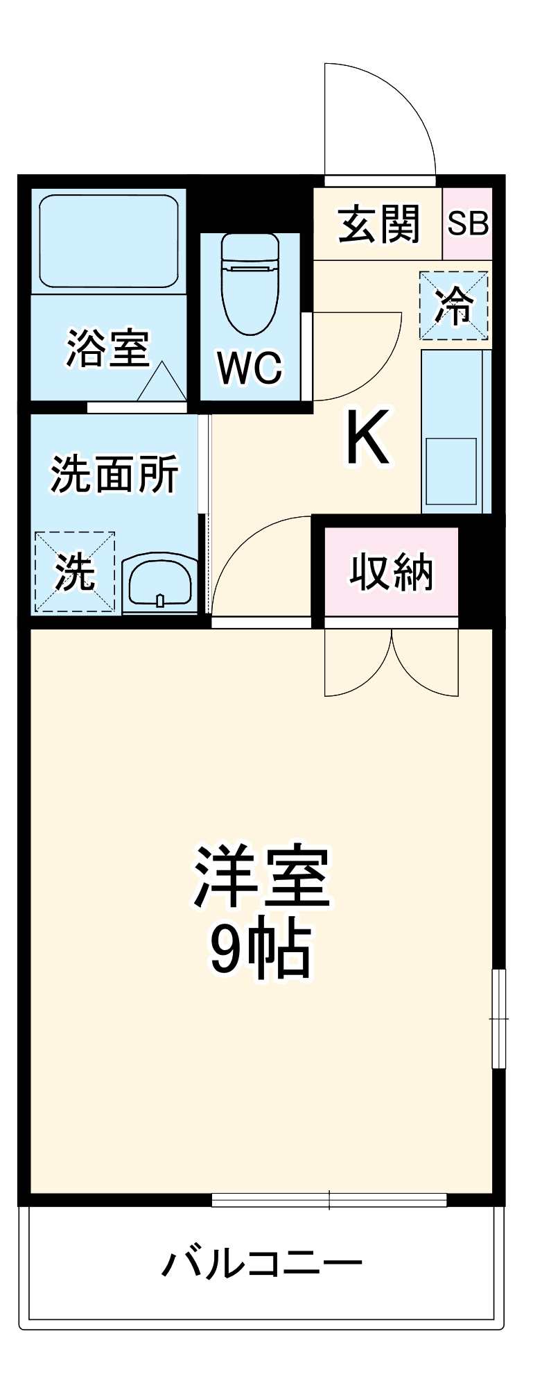 アンプルールブワ橋本の間取り