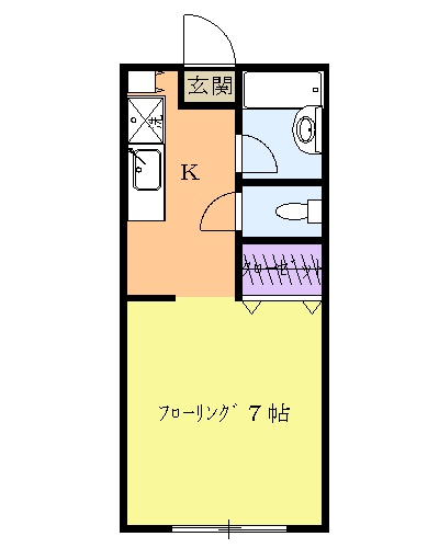 KSハイツⅠの間取り