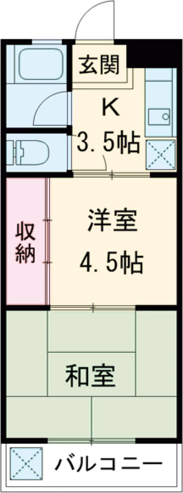 吉田フラットの間取り