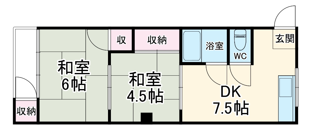 日成ビル5の間取り
