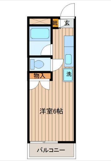 シティハイムの間取り