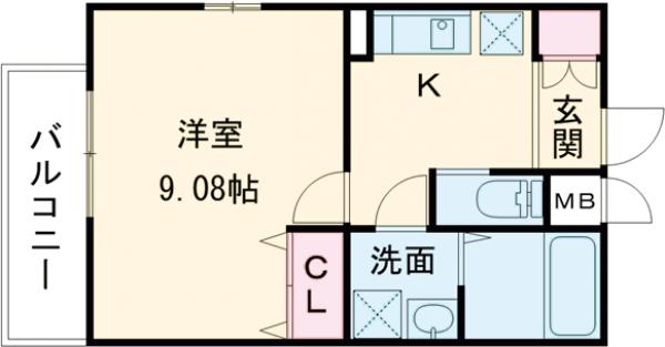 レジデンス東向日の間取り