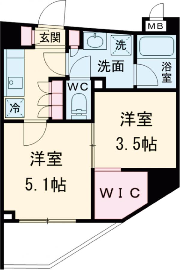 レジデンス北大塚の間取り