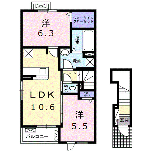 ラプスⅠの間取り