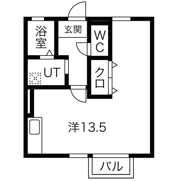 ピアニーフィールドAの間取り