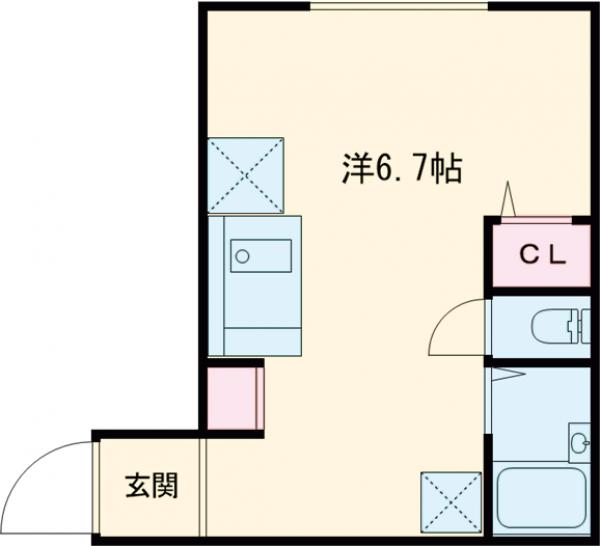 クレスト新小岩の間取り