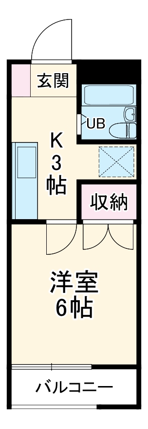 ベルス清新の間取り