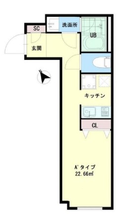 Premium Residence Akabaneの間取り