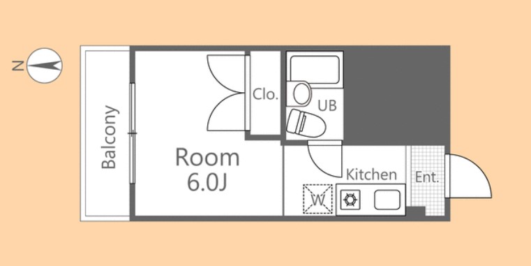 メゾンユーフラテスの間取り