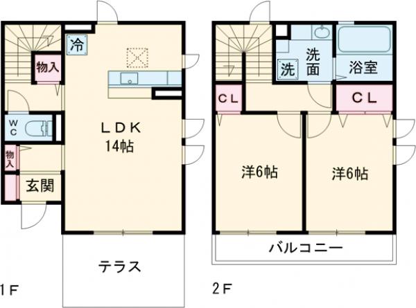メゾンアカシアの間取り