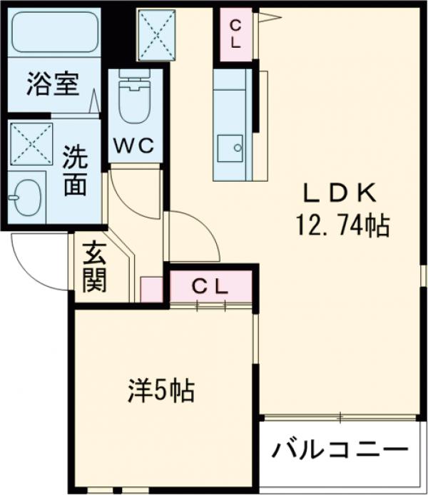 Ｒｅｇａｌｅｓｔ平尾の間取り