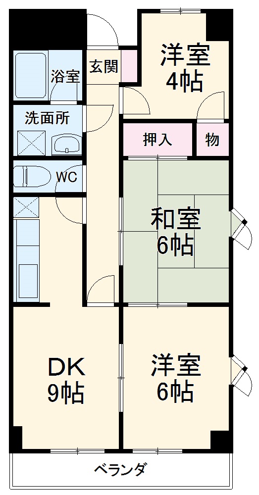 KRプラザの間取り