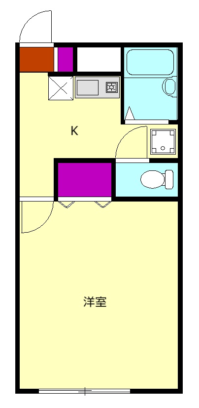 アムール ル・レーベの間取り