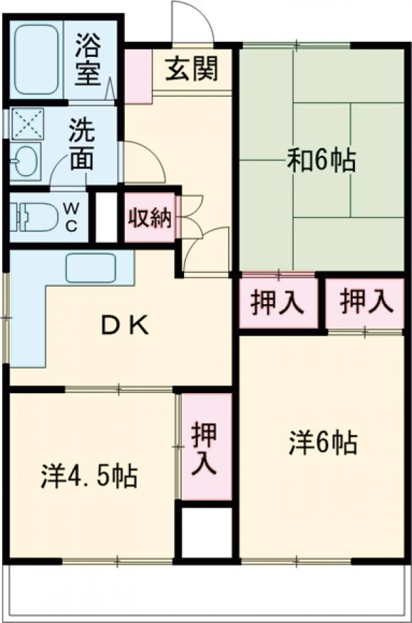 コーポ村田の間取り