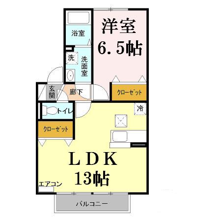 タウンハウス フォレの間取り