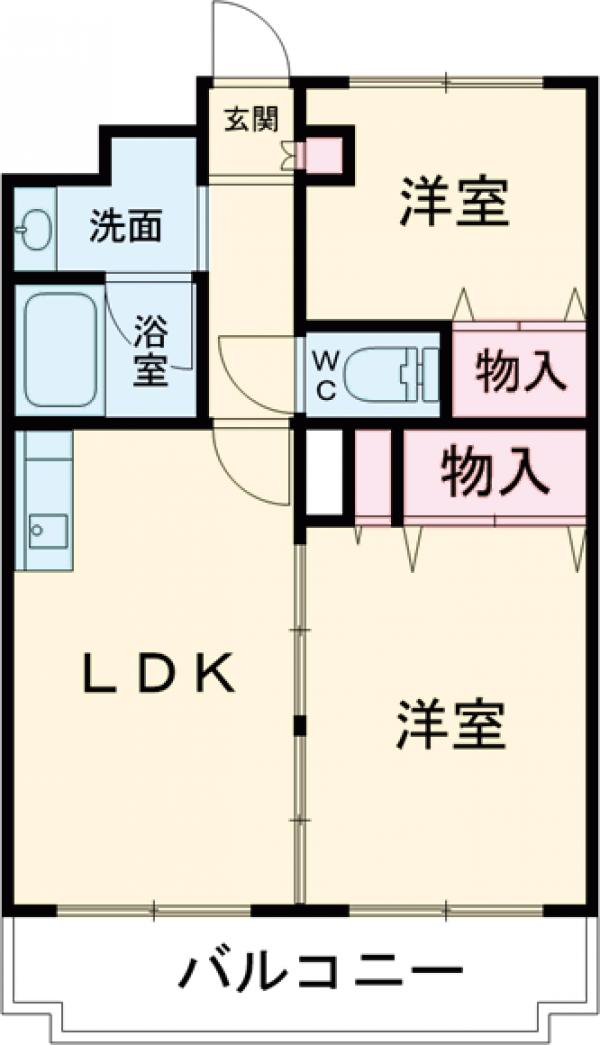 グローバル錦パークⅠの間取り