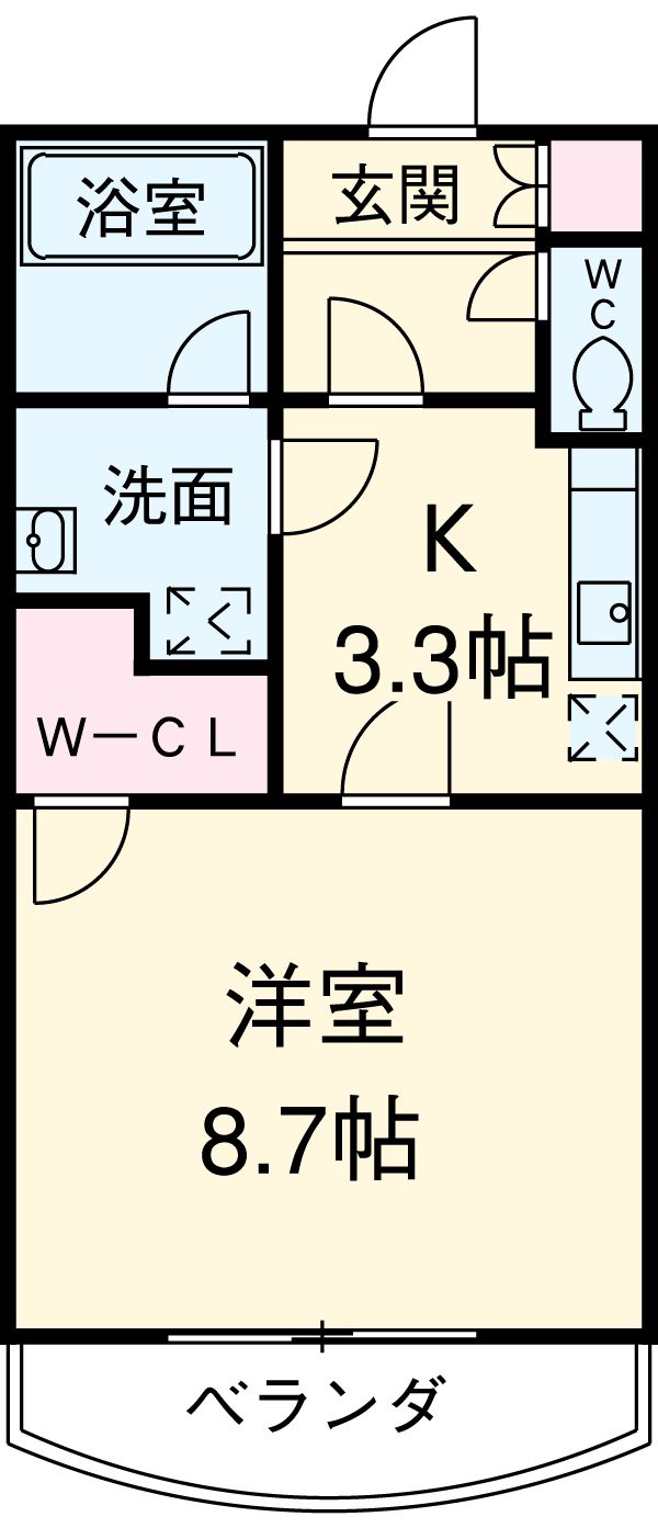 クラリスの間取り