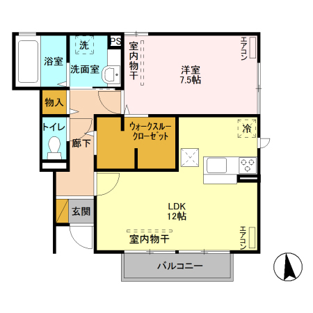 グレイスベル Iの間取り