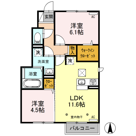 フランボワーズ の間取り