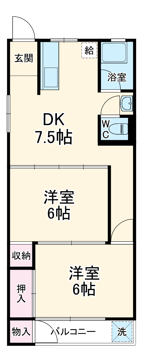 臼井ビルの間取り