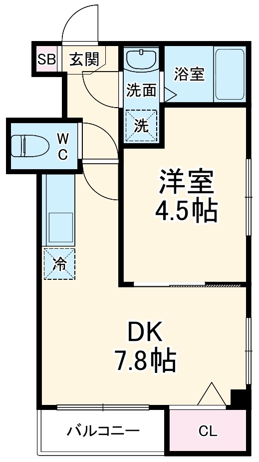 エミオン宮本の間取り