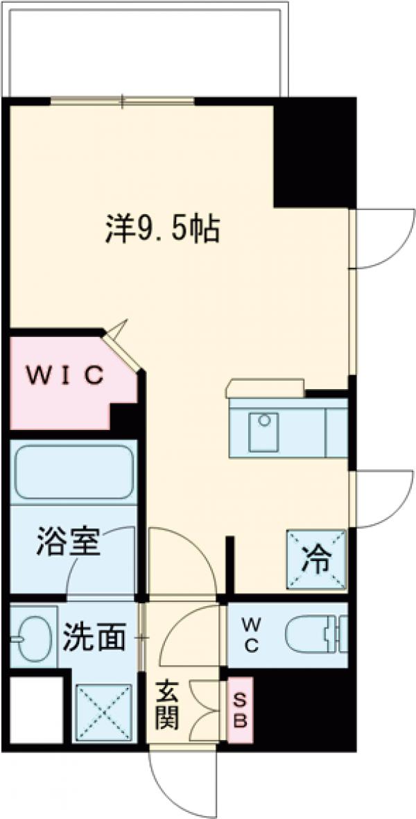 Aqua mama博多駅南の間取り