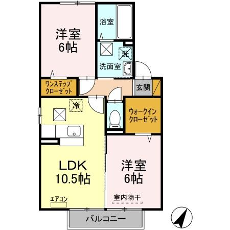 メゾンリッシュAの間取り