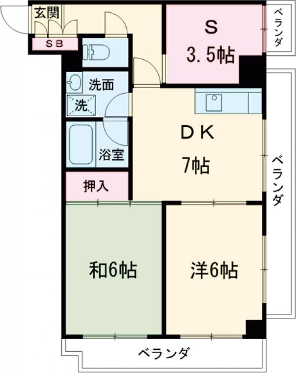 グリーンコート・パートⅠの間取り