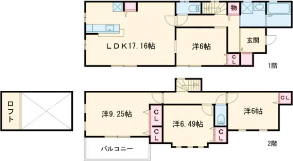 鈴木戸建の間取り
