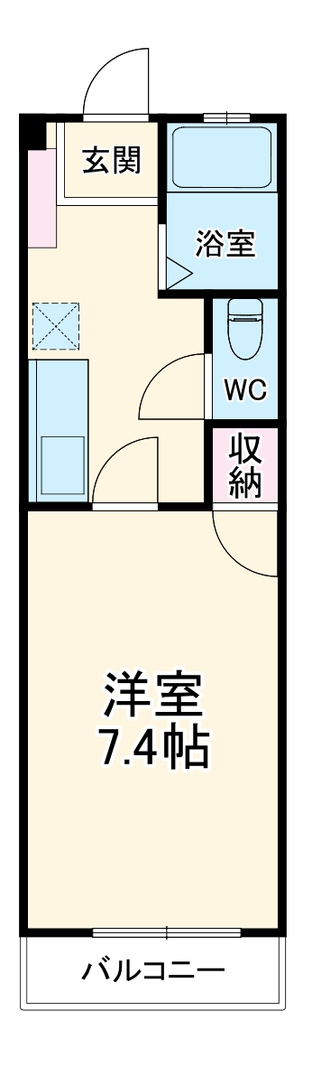 クレストヒルズの間取り