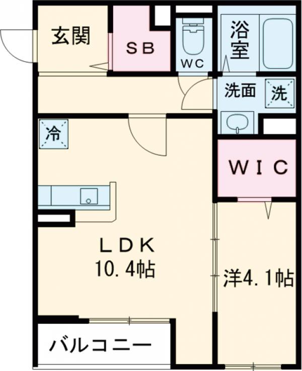 ガレア高宮の間取り