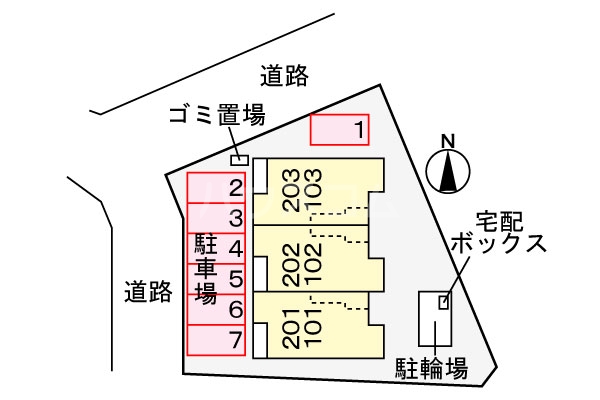 2/8 駐車場