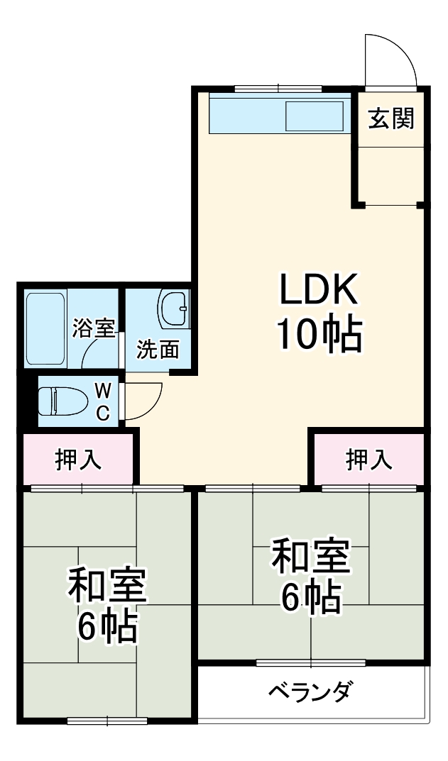 ニシムラハイツの間取り