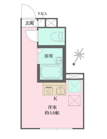 ソルナクレイシア方南町の間取り