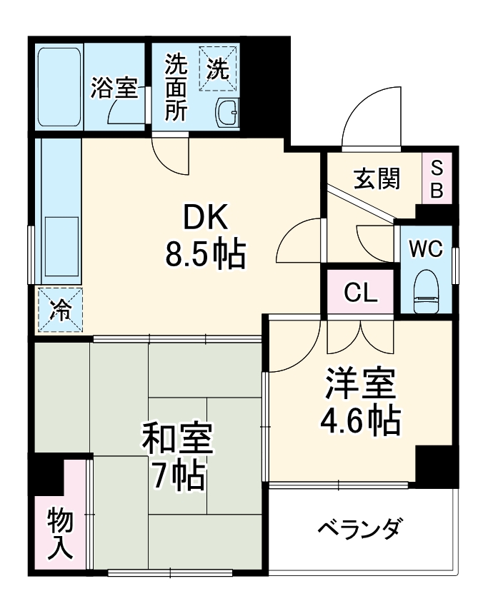 ルミエール松林の間取り