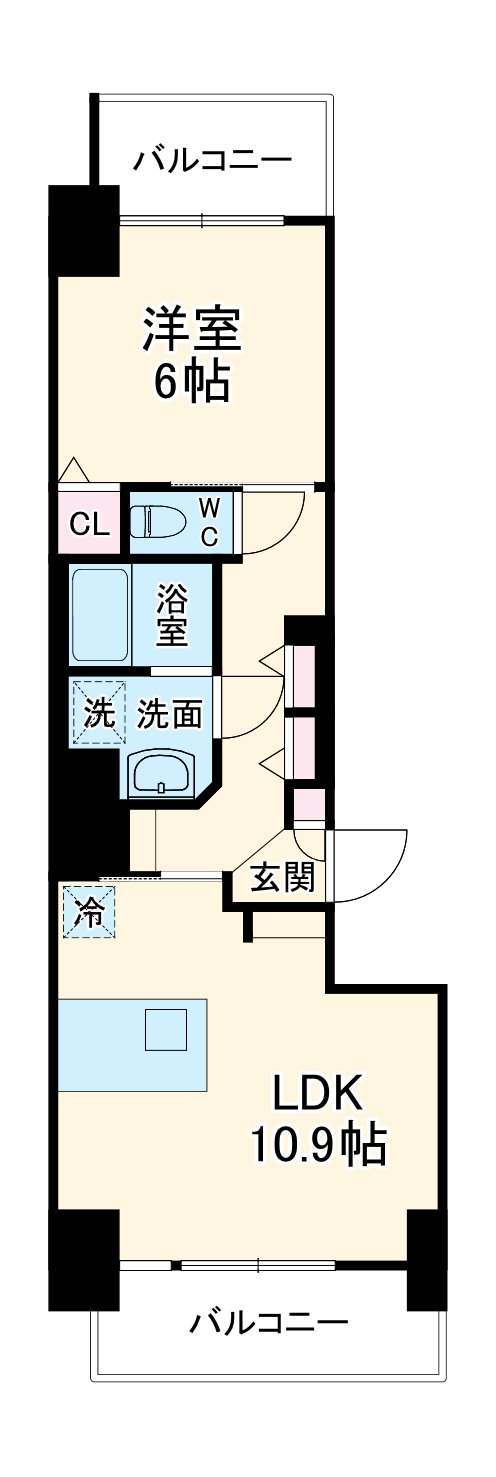 S-RESIDENCE一社の間取り