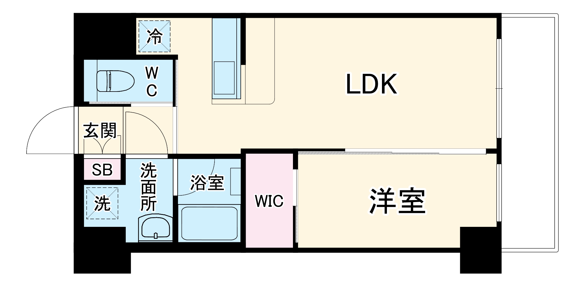 プレジオ宮崎台の間取り