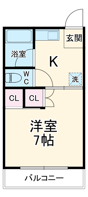 サンライズコーポの間取り