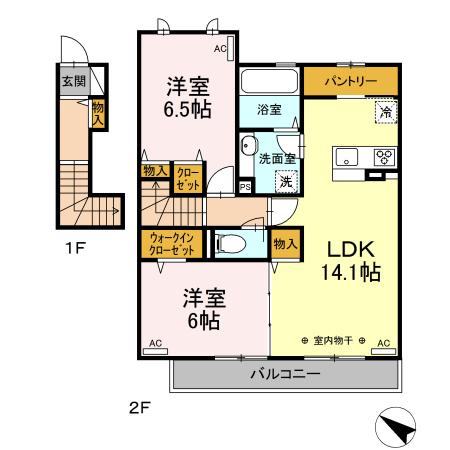 メゾン ド カルマンの間取り