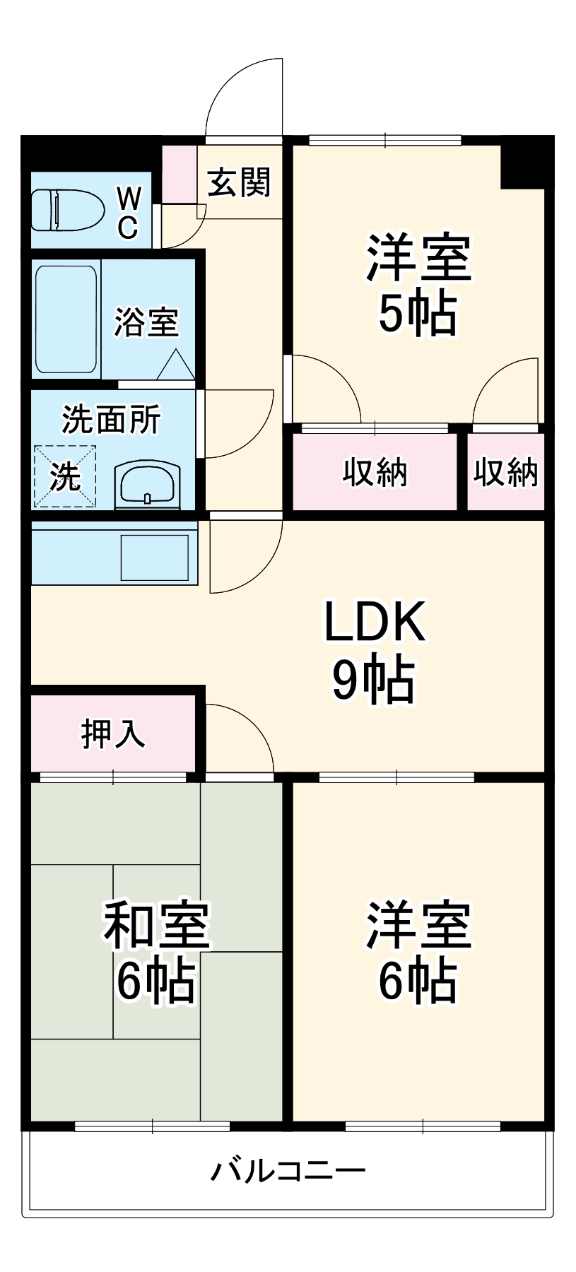 サフィニア・Fの間取り