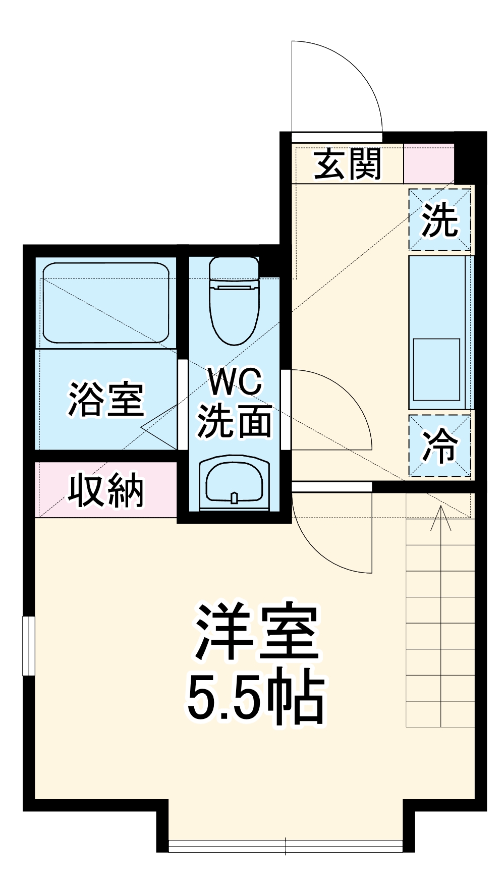 アザーレ・クオン日吉の間取り