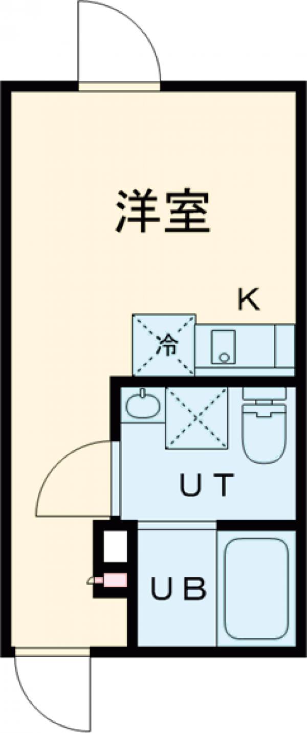 東四つ木の完工年月(2023年8月)築の賃貸アパートの間取り